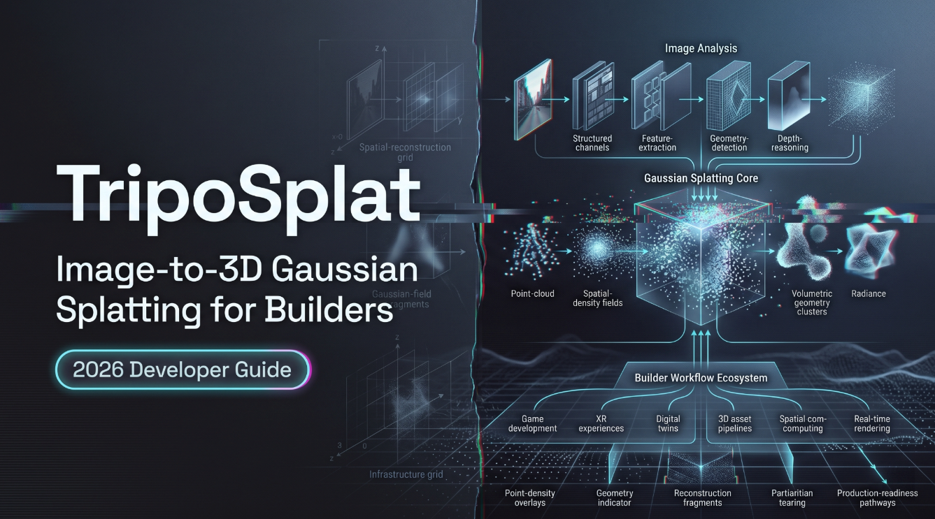 TripoSplat: Image-to-3D Gaussian Splatting for Builders